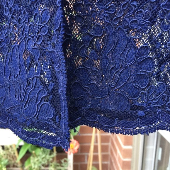 Vintage Blue Lace Jacket - Picture 5 of 9